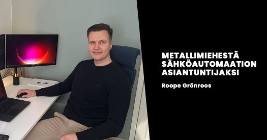 Metallimiehestä sähköautomaation asiantuntijaksi