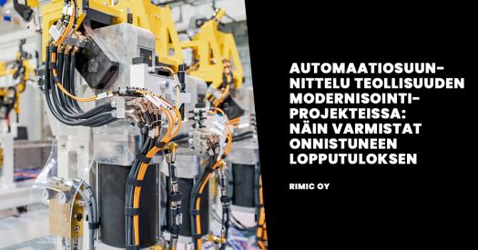 Automaatiosuunnittelu teollisuuden modernisointi
